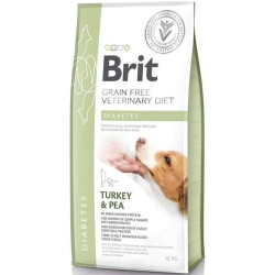 Brit Veterinary Diet Diabetes Diyabet Hastalığı olan Köpekler için Tahılsız Köpek Maması 12 Kg - Brit Care