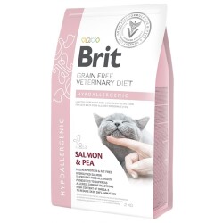 Brit Veterinary Diet Hypo-Allergenic Cilt Sağlığı Destekleyici Tahılsız Kedi Maması 2 Kg - Brit Care
