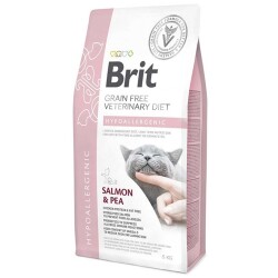Brit Veterinary Diet Hypo-Allergenic Cilt Sağlığı Destekleyici Tahılsız Kedi Maması 5 Kg - Brit Care