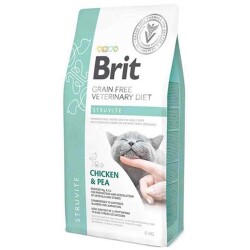 Brit Veterinary Diet Struvite İdrar Yolu Sağlığı Destekleyici Tahılsız Kedi Maması 5 kg - Brit Care