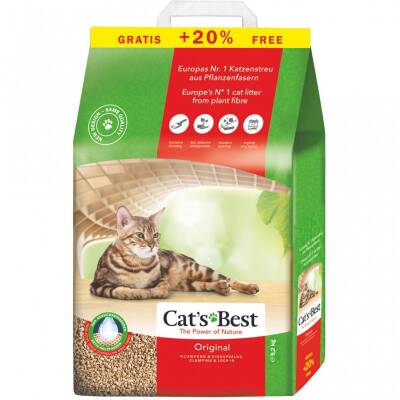Cats Best Original Natural Kedi Kumu (5,2 Kg) 10 lt +2 lt - 1