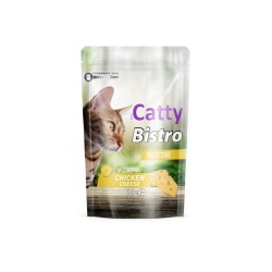 Catty Bistro Seçici Kediler İçin Tavuklu ve Peynirli Kedi Ödül Maması 60 Gr - Catty