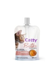 Catty Bistro Somonlu Yetişkin Kedi Krema Ödülü 100 Gr - Catty