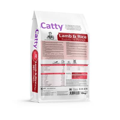 Catty Kuzulu ve Pirinçli Yetişkin Kedi Maması 15 Kg - 2