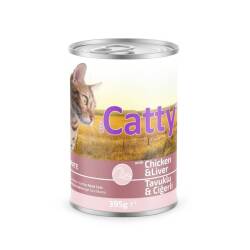 Catty Pate Tavuklu Ciğerli Kedi Konservesi 395 Gr - Catty