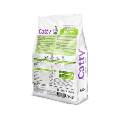 Catty Somonlu Kısırlaştırılmış Yetişkin Kedi Maması 1,5 Kg - 2