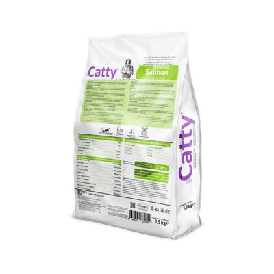 Catty Somonlu Kısırlaştırılmış Yetişkin Kedi Maması 1,5 Kg - 2