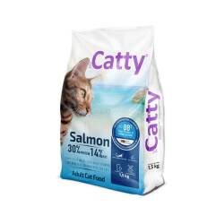 Catty Somonlu Yetişkin Kedi Maması 1,5 Kg - Catty