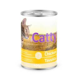 Catty Sos İçinde Tavuk Etli Kedi Konservesi 400 Gr - Catty