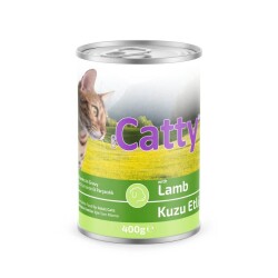 Catty Soslu Kuzu Etli Kedi Konservesi 400 Gr - Catty