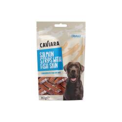 Caviara Kurutulmuş Balık Şeritleri Köpek Ödül Maması 80 Gr - Caviara