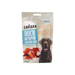 Caviara Ördek Etli Kalsiyum Kemik Köpek Ödül Maması 80 Gr - Caviara