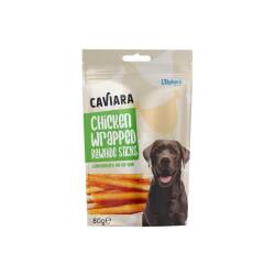 Caviara Tavuk Sarılı Çiğneme Çubuğu Köpek Ödül Maması 80 Gr - Caviara