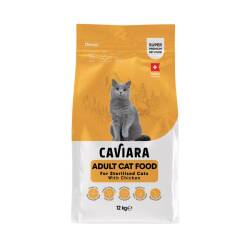 Caviara Tavuklu Kısırlaştırılmış Yetişkin Kedi Maması 12 Kg - Caviara