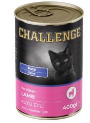 Challenge Pate Kuzu Etli Yavru Kedi Konservesi 400 gr - Challenge