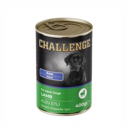 Challenge Pate Kuzu Etli Yetişkin Köpek Konservesi 400 Gr - Challenge