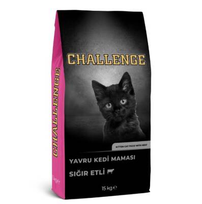 Challenge Sığır Etli Yavru Kedi Maması 15 Kg - 1