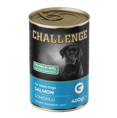 Challenge Somonlu Yetişkin Köpek Konservesi 400 Gr - 1