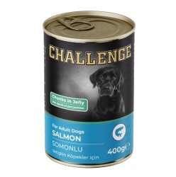 Challenge Somonlu Yetişkin Köpek Konservesi 400 Gr - Challenge
