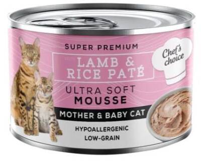 Chef's Choice Mother & Babycat Düşük Tahıllı Yavru Kedi Konservesi 200 gr - 1