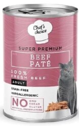 Chef's Choice Sığır Etli Yetişkin Kedi Konservesi 400 gr - Chef's Choice