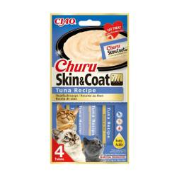 Ciao Churu Skin&Coat -Cilt ve Tüy Sağlığı- Ton Balıklı Kedi Ödül Maması 4 X 14 Gr - Ciao