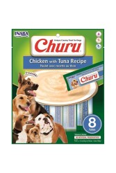 Ciao Churu Ton Balıklı ve Tavuklu Tamamlayıcı Köpek Ödül Maması 8 X 20 gr - Ciao