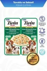 Ciao Twin Churu Tavuklu Sebzeli Köpek Çorbası 2 x 40 Gr - Ciao