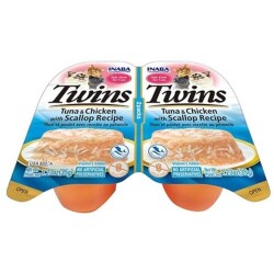 Ciao Twins Churu Ton Balıklı Deniz Taraklı ve Tavuklu Kedi Ödül Jölesi 2 X 35 gr - Ciao
