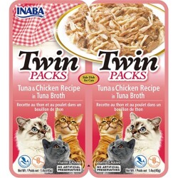 Ciao Twins Churu Ton Balıklı ve Tavuklu Kedi Çorbası 2 X 40 gr - Ciao