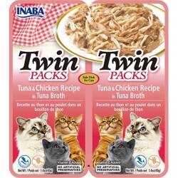 Ciao Twins Churu Ton Balıklı ve Tavuklu Kedi Çorbası 2 X 40 gr - Ciao
