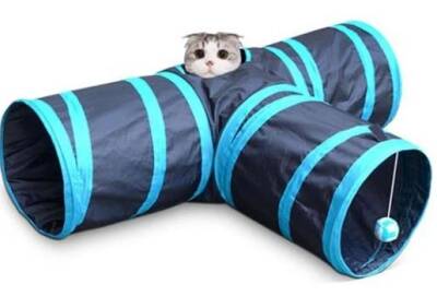 Demirhan Üç Yollu Yeni Nesil Kedi Oyun Tüneli - 1