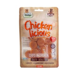 Dentalight Chicken Chips Tavuk Etli Köpek Ödül Cipsi 70 Gr - Dentalight