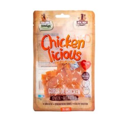 Dentalight Chicken Cube Tavuk Etli Köpek Ödül Küpleri 70 Gr - Dentalight