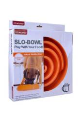 Dog Games Slo-Bowl Yavaş Yemek İçin Turuncu Köpek Mama Kabı - Dog Games