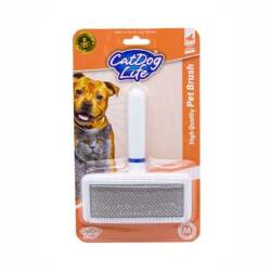 Doglife Kedi ve Köpekler İçin Telli Fırça M - Doglife
