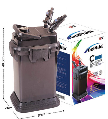 Dophin Akvaryum Dış Filtre 1600 L/h - 1