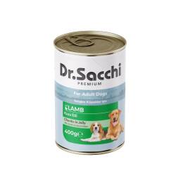 Dr. Sacchi Kuzu Etli Köpek Konservesi 400 Gr - Dr. Sacchi