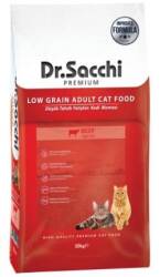 Dr. Sacchi Premium Düşük Tahıllı Sığır Etli Yetişkin Kedi Maması 10 kg - Dr. Sacchi