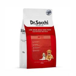 Dr. Sacchi Premium Düşük Tahıllı Sığır Etli Yetişkin Köpek Maması 1,5 kg - Dr. Sacchi