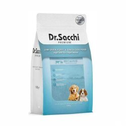Dr. Sacchi Premium Düşük Tahıllı Sığır ve Kuzu Etli Yavru Köpek Maması 1,5 kg - Dr. Sacchi