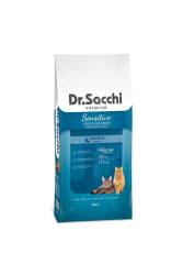 Dr. Sacchi Premium Sensitive Samonlu Yetişkin Kedi Maması 15 kg - Dr. Sacchi