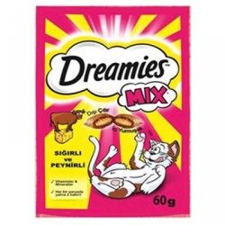Dreamies Biftek ve Peynirli Mix Kedi Ödülü 60 gr - Dreamies