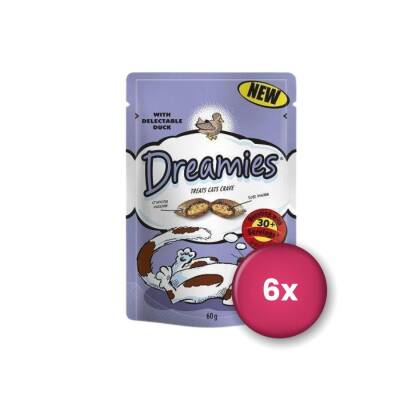 Dreamies İçi Dolgulu Ördekli Kıtır Kedi Ödülü 60 gr X 6 Adet - 1