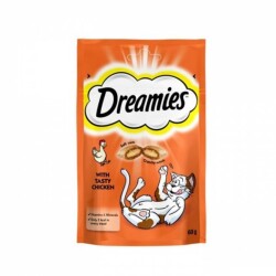 Dreamies İçi Dolgulu Tavuklu Kıtır Kedi Ödülü 60 gr - Dreamies