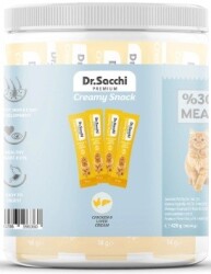 Dr.Sacchi Creamy Sıvı Tavuklu Ciğerli Kedi Ödülü 30 Adet - Dr. Sacchi