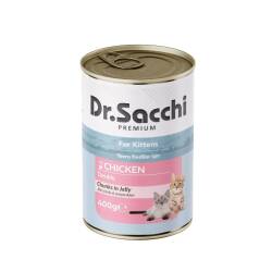 Dr.Sacchi Tavuklu Yavru Kedi Konservesi 400 gr - Dr. Sacchi