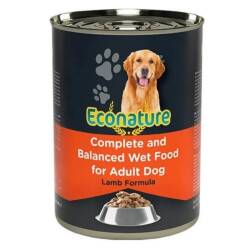 Econature Kuzu Etli Yetişkin Köpek Konservesi 400 gr - Econature