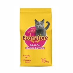 Econature Chicken Formula Tavuklu Yetişkin Kedi Maması 15 kg - Econature
