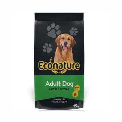 Econature Plus Kuzu Etli Yetişkin Köpek Maması 13 Kg + 2 Kg Bonus Paket - 1